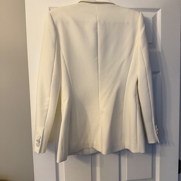 Zara White Tuxedo Blazer - Picture 7 of 9